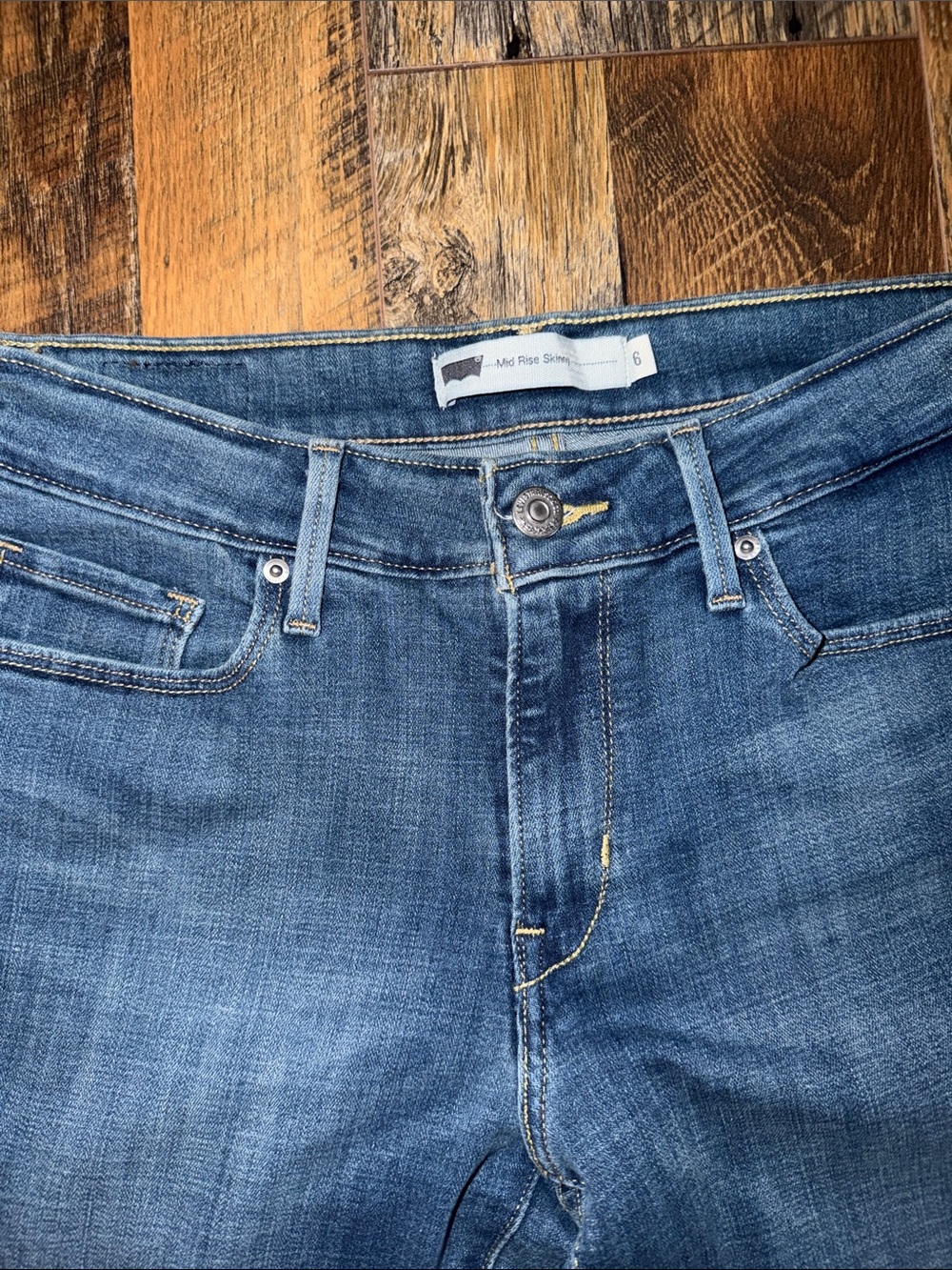 Levi's Women's High-Rise Blue Denim Jeans
